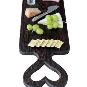 Hearth shape handle charcuterie board.